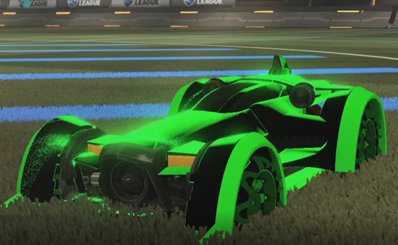 Rocket league Paladin Forest Green design with Flim-Flam:Inverted,Stipple Gait