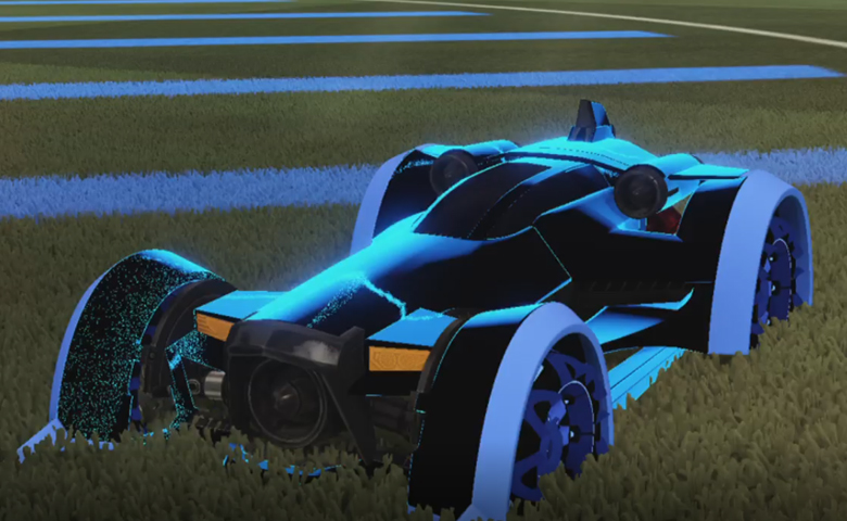 Rocket league Paladin Cobalt design with Flim-Flam:Inverted,Stipple Gait