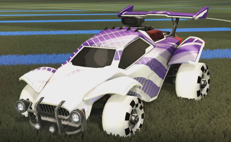 Rocket league Octane Titanium White design with Sk8ter,20XX