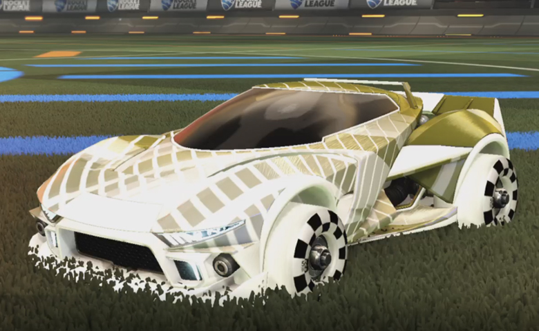 Rocket league Insidio Titanium White design with Sk8ter,20XX