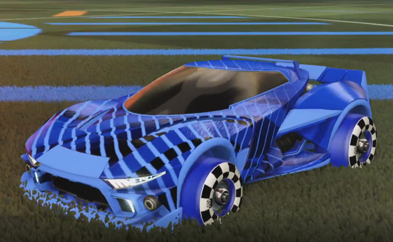 Rocket league Insidio Cobalt design with Sk8ter,20XX