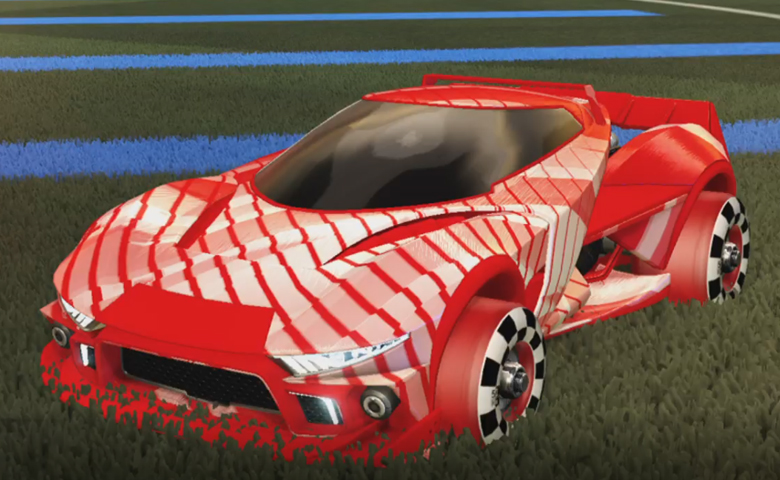 Rocket league Insidio Crimson design with Sk8ter,20XX