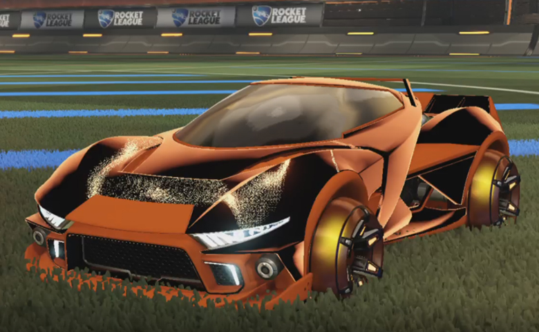 Rocket league Insidio Burnt Sienna design with Playock,Stipple Gait