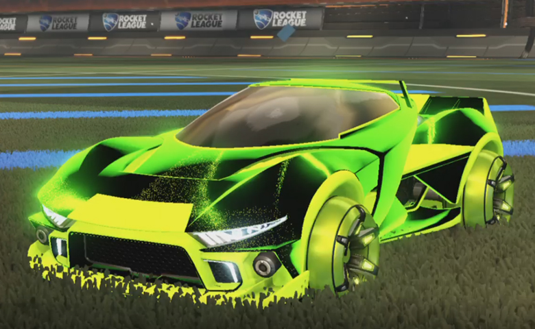 Rocket league Insidio Lime design with Playock,Stipple Gait