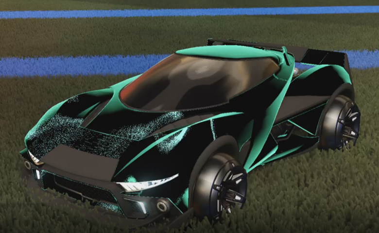 Rocket league Insidio Black design with Playock,Stipple Gait