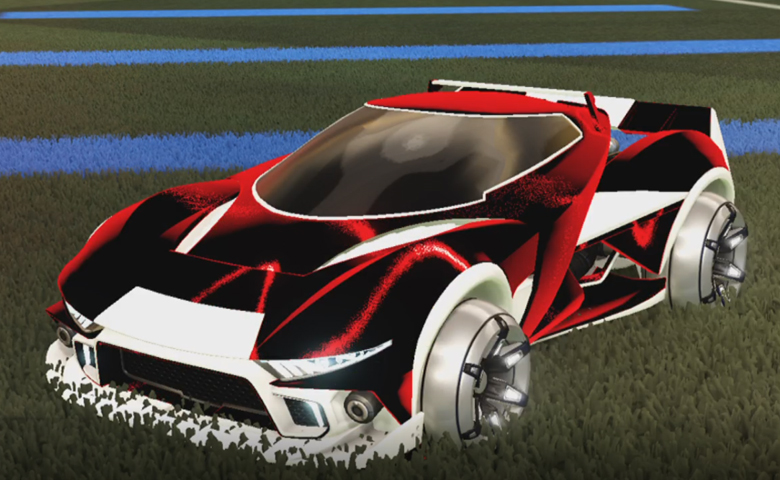 Rocket league Insidio Titanium White design with Playock,Stipple Gait