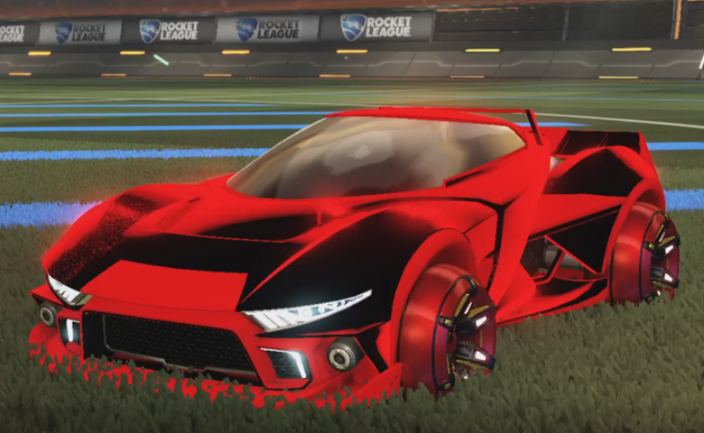 Rocket league Insidio Crimson design with Playock,Stipple Gait