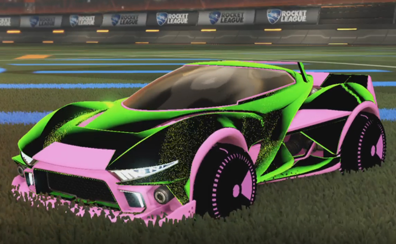 Rocket league Insidio Pink design with Shortquarter:Inverted,Stipple Gait