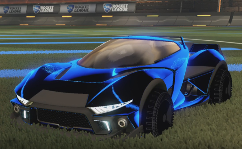 Rocket league Insidio Black design with Shortquarter:Inverted,Stipple Gait