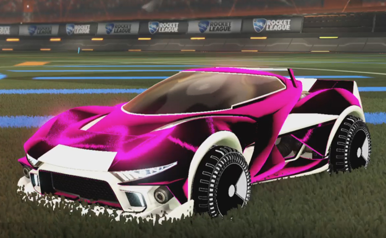 Rocket league Insidio Titanium White design with Shortquarter:Inverted,Stipple Gait