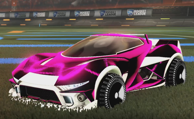 Rocket league Insidio Titanium White design with Shortquarter:Inverted,Stipple Gait