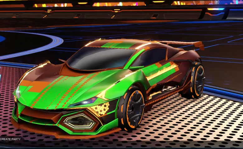 Rocket league R3MX GMT Burnt Sienna design with Ault-SPL,EQ-RL