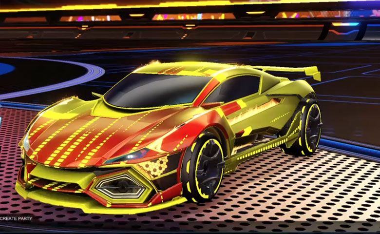 Rocket league R3MX GMT Saffron design with Ault-SPL,EQ-RL