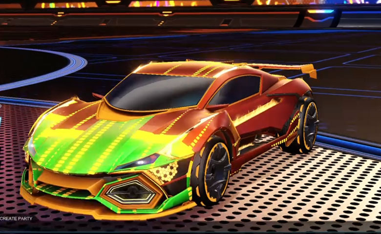 Rocket league R3MX GMT Orange design with Ault-SPL,EQ-RL