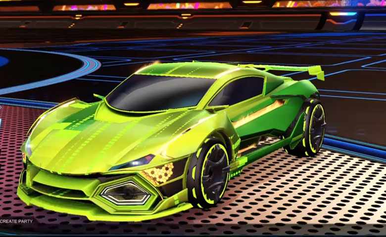 Rocket league R3MX GMT Lime design with Ault-SPL,EQ-RL