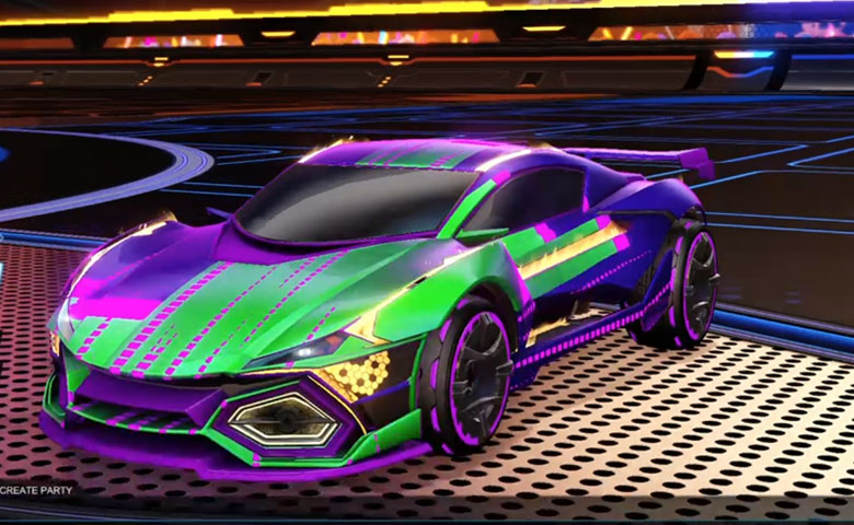 Rocket league R3MX GMT Purple design with Ault-SPL,EQ-RL