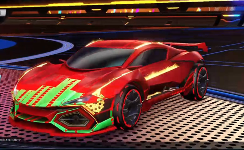 Rocket league R3MX GMT Crimson design with Ault-SPL,EQ-RL