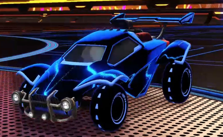 Rocket league Octane Cobalt design with Esoto 4R: Inverted,Stipple Gait