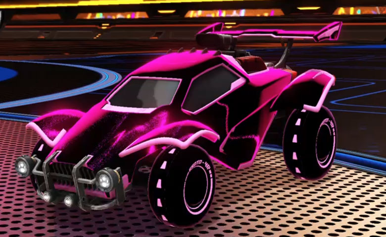 Rocket league Octane Pink design with Esoto 4R: Inverted,Stipple Gait