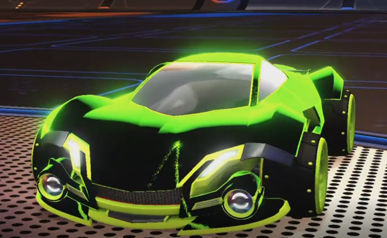 Rocket league Werewolf Lime design with SPN,Stipple Gait