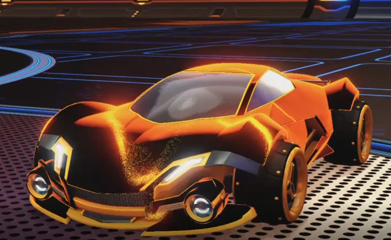 Rocket league Werewolf Orange design with SPN,Stipple Gait