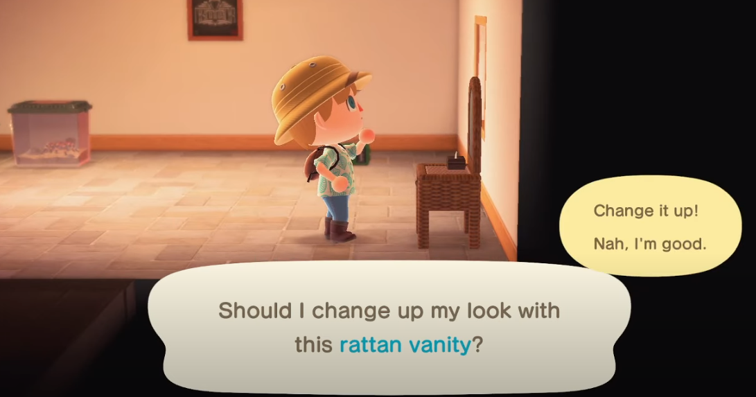 Animal Crossing New Horizons Change Look