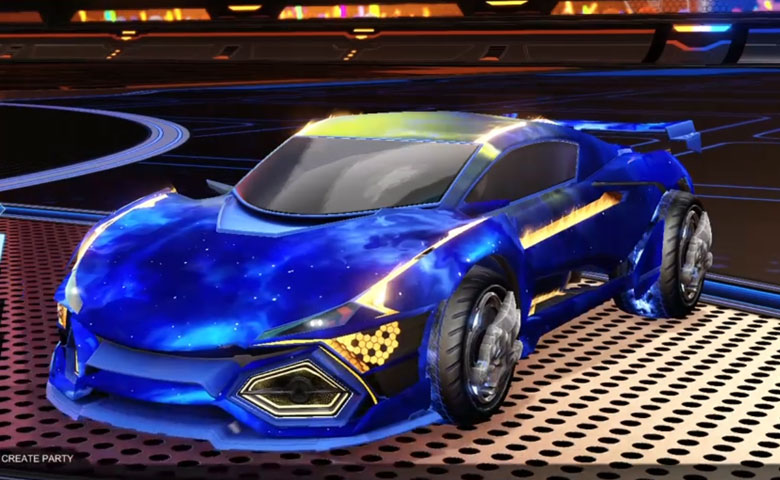 Rocket league R3MX GXT Cobalt design with Draco,Interstellar