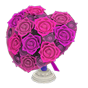 ACNH Valentine's Day - heart-shaped-bouquet-purple