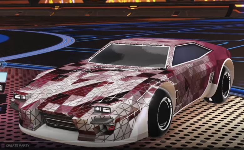 Rocket league Imperator DT5 Titanium White design with Esoto 4R: Inverted,Trigon