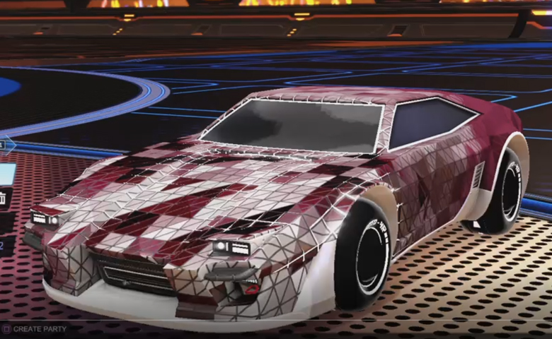 Rocket league Imperator DT5 Titanium White design with Esoto 4R: Inverted,Trigon