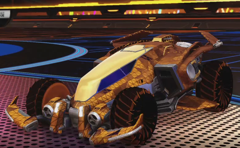 Rocket league Vulcan design with Glaive,Trigon