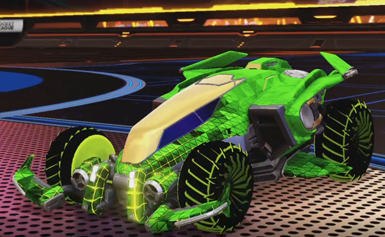 Rocket league Vulcan design with Glaive,Trigon