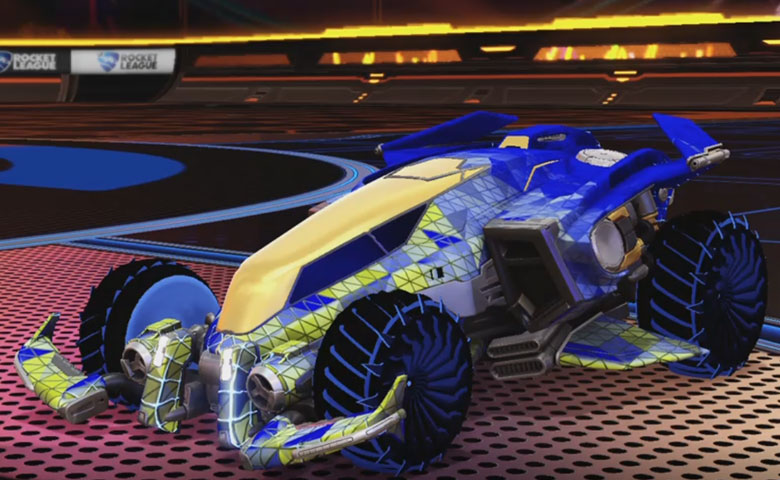 Rocket league Vulcan design with Glaive,Trigon