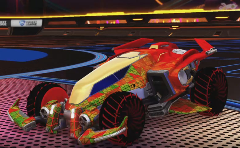 Rocket league Vulcan design with Glaive,Trigon