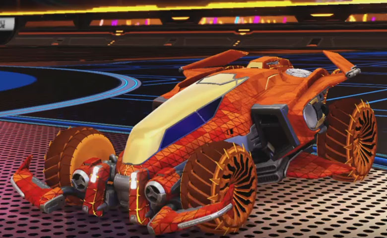 Rocket league Vulcan design with Glaive,Trigon