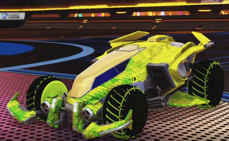 Rocket league Vulcan design with Glaive,Trigon