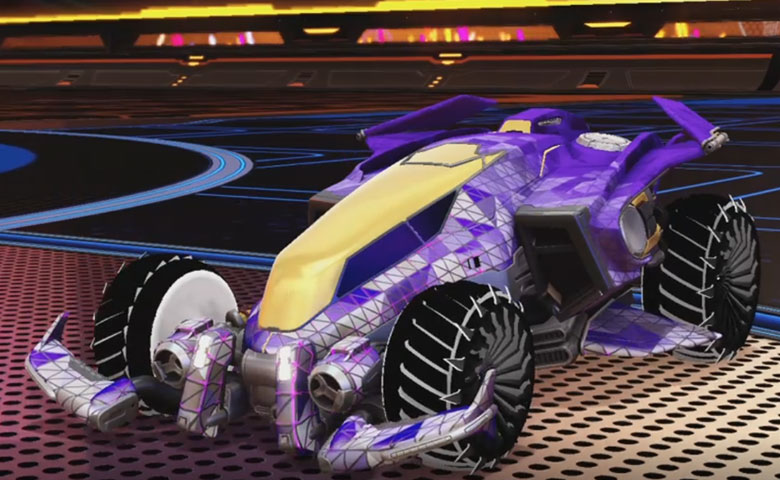 Rocket league Vulcan design with Glaive,Trigon