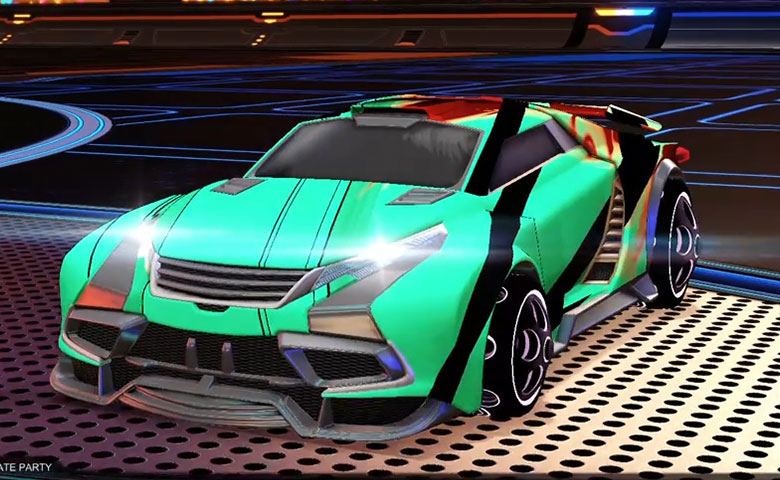 Rocket league Tygris design with Bravado: Infinite,Exalter