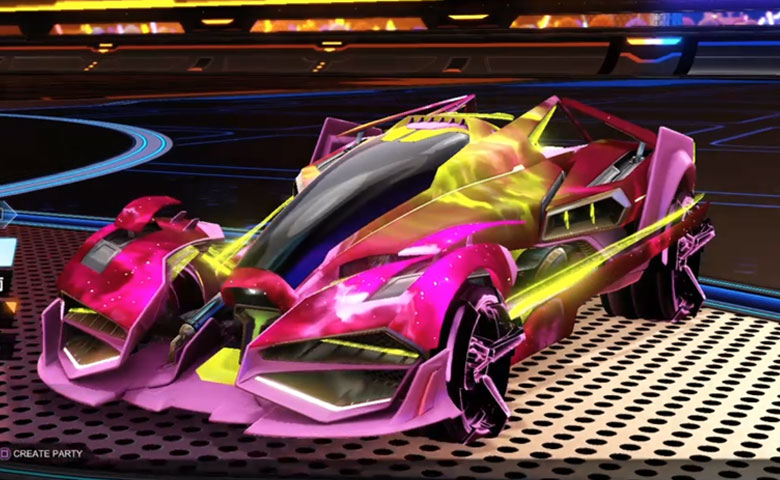 Rocket league Artemis GXT Pink design with CNTCT-1: Infinite,Interstellar