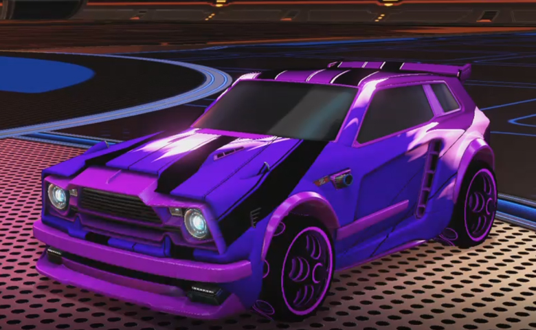 Rocket league Fennec Purple design with Bravado: Infinite,Exalter