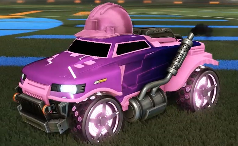 Rocket league Road Hog Pink design with Gripstride HX,Mainframe,Hard Hat