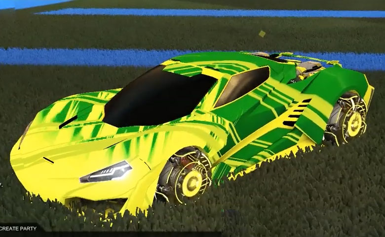 Rocket league Cyclone Saffron design with Ranjin,Slipstream