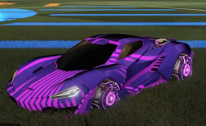 Rocket league Cyclone Purple design with Ranjin,Streamline