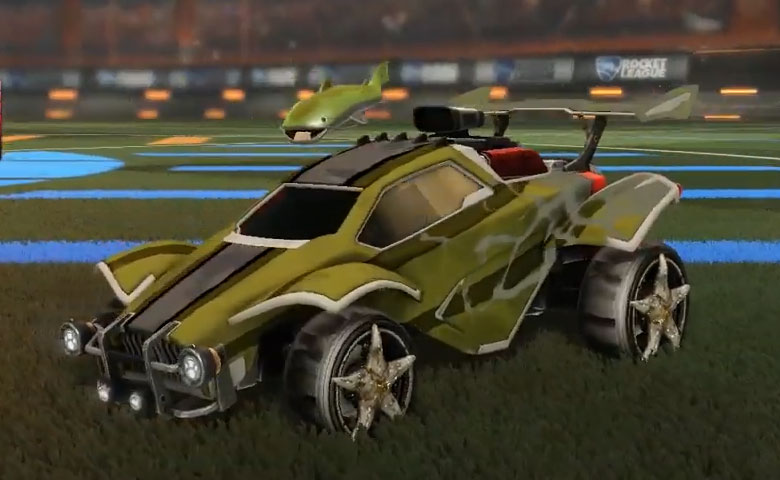 Rocket league Octane Grey design with Asterias,Spectre,Catfish