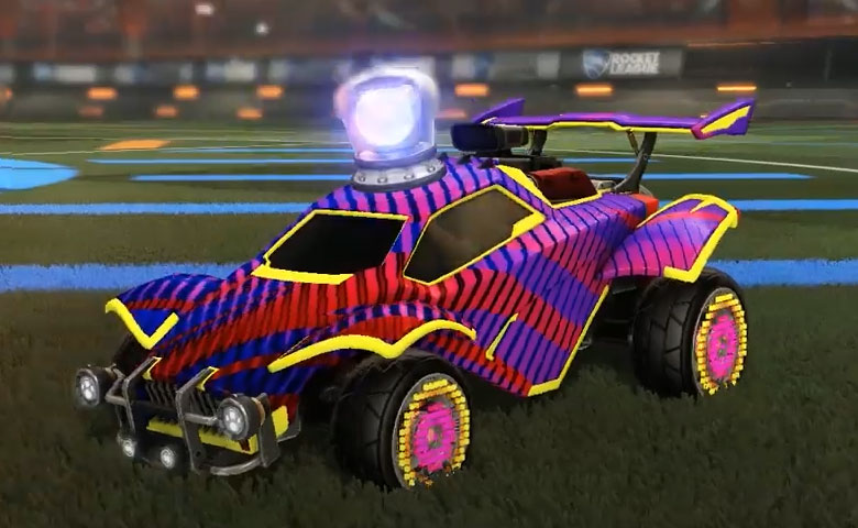 Rocket league Octane Saffron design with Discotheque,20XX,Cherry Top