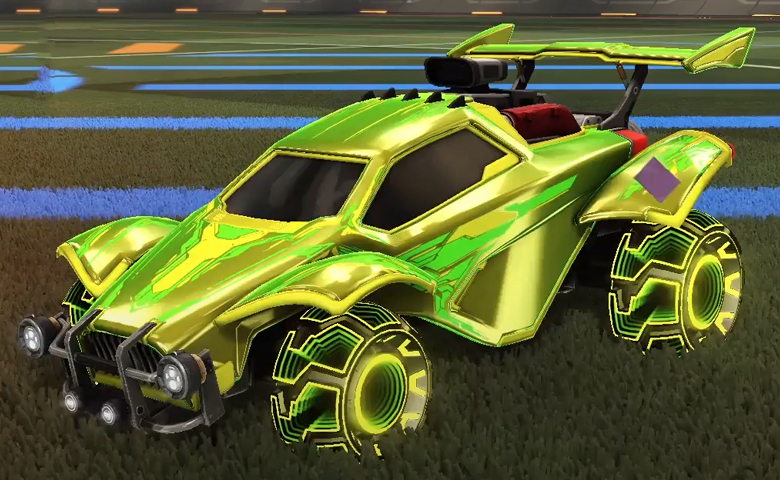 Rocket league Octane Saffron design with DRN,Metarudia