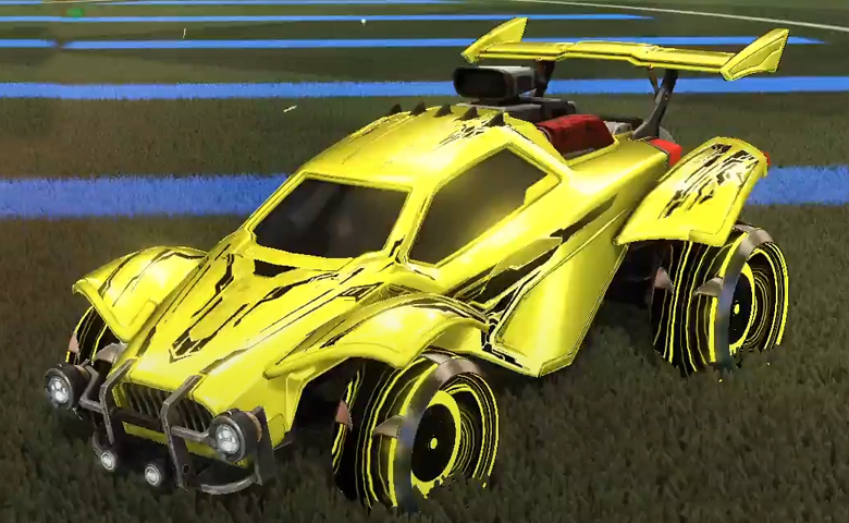 Rocket league Octane Saffron design with Irradiator,Metarudia