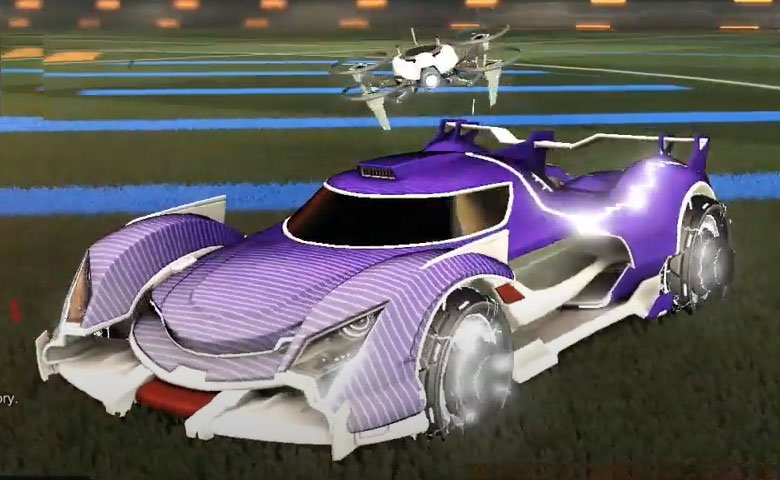 Rocket league Centio V17 Titanium White design with Capacitor IV,Future Shock,Drone III