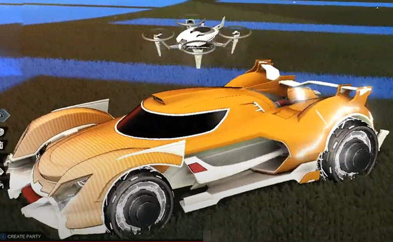 Rocket league Centio V17 Titanium White design with Capacitor IV,Future Shock,Drone III