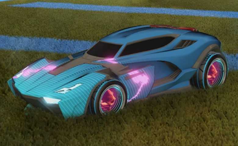 Rocket league Breakout Type-S design with Troublemaker IV,Future Shock